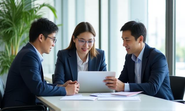 AI倫理コンサルティングの相談風景